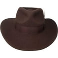 thumbnail image 2 of Different Touch 100% Wool Felt Indiana Jones Cowboy Outback Western Fedora Hat, 2 of 4