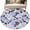 Purple, variant on Round Rugs 5Ft, Purple Spring Floral Round Area Rug Washable Indoor Throw Carpet, Watercolor Flowers Pastoral Soft Non Slip Circle Rug for Cabinet Bathroom Home Decor Aesthetic