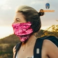 thumbnail image 2 of ARMORAY Face Mask, Neck Gaiter, 12-in-1 Headband Scarf, Balaclava, Bandana, Sweatband for Fishing, Hiking, Running & Outdoor Sports, Dustproof & Sun Protection Pink Camo, 2 of 7