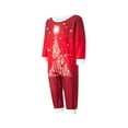thumbnail image 4 of Nituyy Christmas Pajamas for Family 2023 Family Christmas Pjs Matching Sets Plus Size Matching Family Christmas Pajamas, 4 of 10