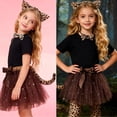 thumbnail image 4 of WOYY Little Girls Sequin Tutu Skirt Holiday Party Dance Ballet Tulle Skirt, Sizes 5-8, 4 of 4