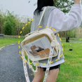 thumbnail image 2 of Mochila japonesa de segundo elemento para adolescentes, mochilas escolares de PU transparente para el dolor de hombro, Itabag, IB043 Fivean unisex, 2 of 2