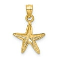 thumbnail image 3 of 14K Yellow Gold Charm Pendant Themed 20 mm 12 Starfish, 3 of 4