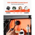 thumbnail image 4 of KFFKFF 12-Inch Benchtop Drill Press, 6.2 Amp, 1 HP Bench Drill Press, 530 to 3140 RPM Variable Speed, 0-45° Tilting Worktable, 4 of 9