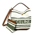 thumbnail image 2 of Pre-Owned CELINE 195572ED3-15KZ Border Bucket 16 (Cèze) Striped Textile 2-Way Bag... (Good), 2 of 17