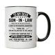 thumbnail image 2 of Taza con chiste sarcástico para yerno | Taza de café de cerámica con humor | Vajilla original y divertida para el hogar o la oficina | Apta para lavavajillas y microondas, 2 of 7
