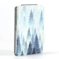 thumbnail image 2 of Compact Mirror Square Pu Leather Makeup Mirror for Purses Small Pocket Mirror Portable Hand Mirror Double-Sided with 2 x 1x Magnification for Woman Mother - Forest Tree, 2 of 6