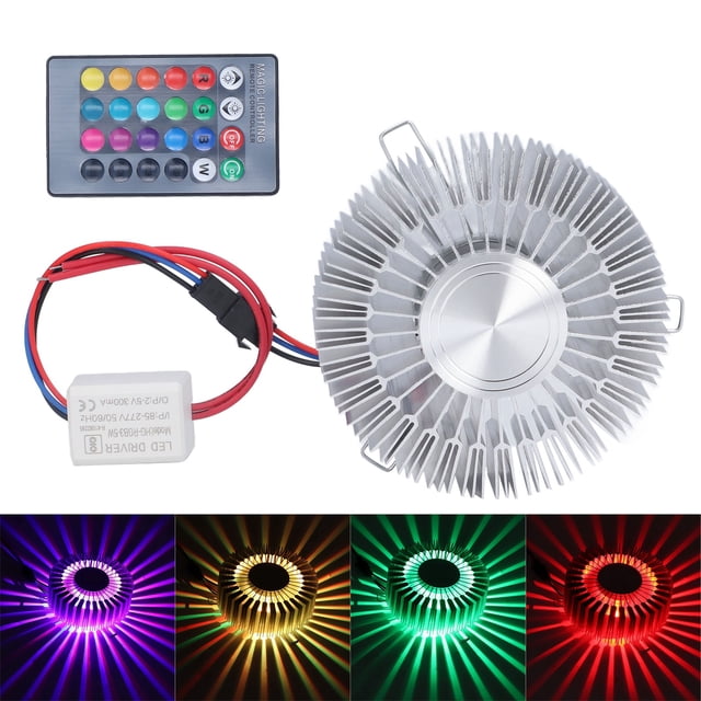 Luz de pared NikouMX Lámpara de pared de flor de sol aluminio