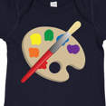 thumbnail image 4 of Inktastic Artist Palette and Brush Boys or Girls Baby Bodysuit, 4 of 5