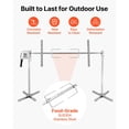 thumbnail image 6 of Rotisserie Grill, AC120V 8 Level Height Electric Rotisserie Grill Kit, BBQ Grills Rotisseries Kit with 88 lbs Load Capacity, 38W Motor, Stainless Steel Automatic Grilling Kits for Parties, 6 of 10