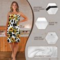 thumbnail image 6 of Yuyamidu Cow Print Shower Wrap Towel for Women Size XL Sunflower Towel Wrap for Ladies Soft Bath Wrap for Sauna Beach Pool Comfy Knee Length Bath Towels with Pocket, 6 of 7