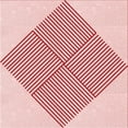 thumbnail image 1 of Ahgly Company Machine Washable Indoor Square Transitional Light Rose Pink Area Rugs, 7' Square, 1 of 7