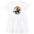 thumbnail image 3 of Inktastic Rodeo Team Roping Cowboy Girls Toddler Dress, 3 of 5