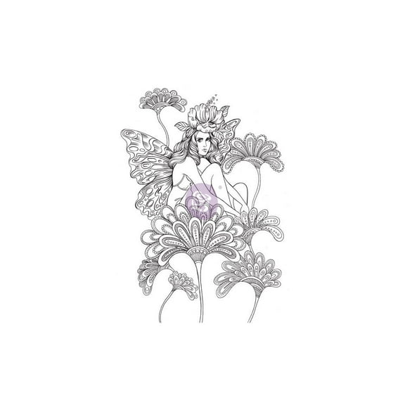 Prima Princesses Cling Stamp 5"X7"-Anastasia
