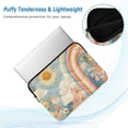 thumbnail image 2 of FORMRS 13"-13.3" Laptop Sleeve Protective Case Soft Carrying Quilted Computer Bag Cover, Beige Rainbow Clouds, 2 of 7