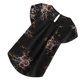 thumbnail image 2 of Guardurnaity Camiseta de mujer Camiseta plisada estampada Top Cuello Blusa de manga corta Prendas para la parte del cuerpo Negro XXL Guardurnaity AP003086-05, 2 of 6