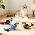 thumbnail image 2 of Interactive Toy With Chirping Sound Fluttering Plush Bird Toy Toy Cats Teaser Kitten For Indoor, 2 of 8