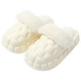 thumbnail image 5 of Zapatillas de algodón para mujer, desmontables, para otoño e invierno, para uso interior y exterior, con suela gruesa, cálidas, impermeables, para el hogar, para mujer, para hombre, para, 5 of 5