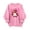 ZQR4-Pink, variant on In October Breast Cancer Sweatshirts for Women Oversized Pink Breast Cancer Awareness Sweatshirt Funny Print Crew Neck Long Sleeve Breast Cancer Survivor Pullover Sweatshirt