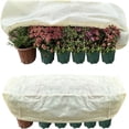 thumbnail image 6 of Winter Covers Protection Rectangular Frost Blankets for Outdoor Plants, Frost Cloth Protection for Raised Beds Shrubs Flower Boxes, Rectangular Box Cover for Balcony, 150x40x45cm, 6 of 7