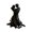 Black, variant on KGJQ 3D Printed Couple Statue, Romantic Couple Embrace Sculpture with Hollow Design, Nordic Decor for Wedding Anniversary Gift, Black & White Art Display for Living Room, Desktop