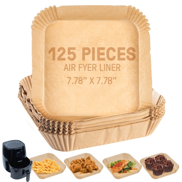 125 hojas desechables para freidora de aire K'TORES 20 x 20 cm