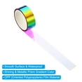 thumbnail image 3 of Unique Bargains 15mmx5m Holographic Tape Adhesive Metallic Foil Masking Sticker, Purple 12 Roll, 3 of 5