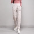 thumbnail image 2 of Women's Plus Size Straight Leg Thermal Pants for Winter Warm Lightweight Loose Fit Trousers for Cold Weather, 2 of 5