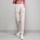 thumbnail image 2 of Gibobby pantalones deportivos Invierno 2022 pierna recta suelta y delgada de talla grande pantalones térmicos ligeros pantalones de algodón para mujer (Blanco, XXXL), 2 of 4