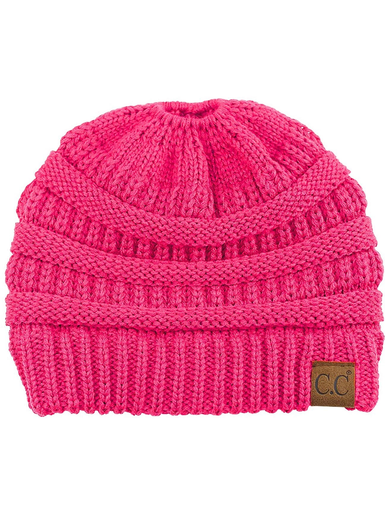 CC Women's Messy Bun Ponytail Beanie 