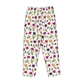 thumbnail image 4 of Xecao Tulips Flowers Women's Straight Lounge Pajama Pants: The Epitome of Relaxed Sleepwear, 4 of 9