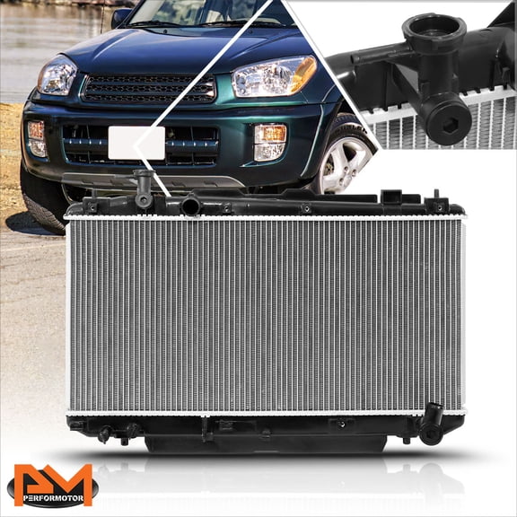 PM PERFORMOTOR Aluminum OE Style Cooling Radiator for 04-05 Toyota Rav4 2.4L AT/MT DPI-2834