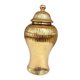 thumbnail image 5 of Vasija de porcelana antigua, vasija de templo con tapa, flor elegante multifuncional Oro, 5 of 9