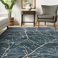 thumbnail image 7 of EastVita Area Rugs Carpets Washable Area Rug Modern Geometric Living Room Rug Non-Slip Stain Resistant Contemporary Patchwork Accent Rug Indoor Floor Carpet Gray tone 5*7ft, 7 of 7