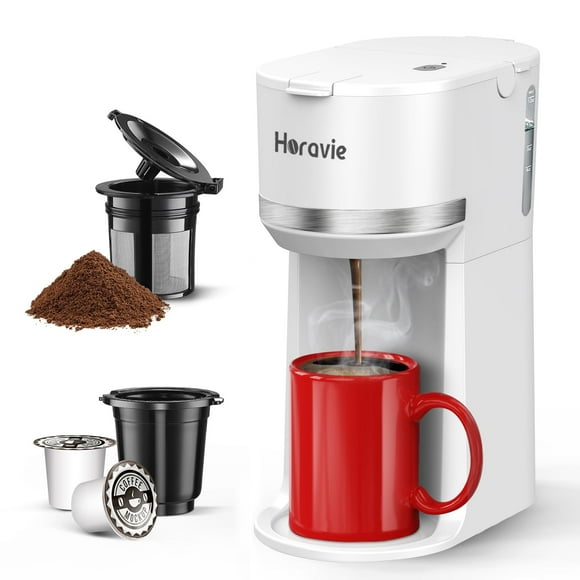 Cafetera Horavie Mini Single Serve K Cup/ Café molido