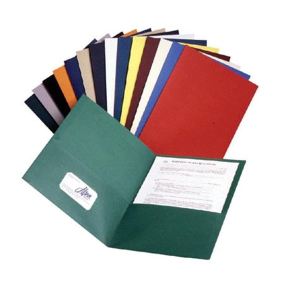 Twin Pocket Portfolios Box Of 25 As-Sorted Colors