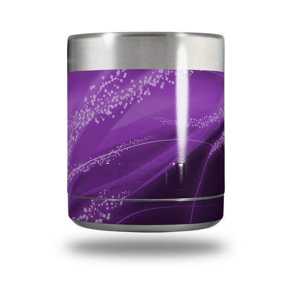 Skin Decal Wrap for Yeti Rambler Lowball - Mystic Vortex Purple by WraptorSkinz