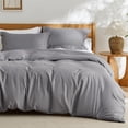 thumbnail image 1 of Funda de Edredón Oversized King Size Gris de Poliéster Bedsure, 1 of 9