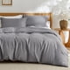 thumbnail image 1 of Funda de Edredón Oversized King Size Gris de Poliéster Bedsure, 1 of 9