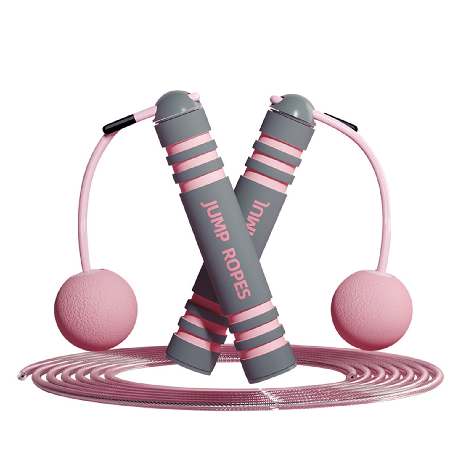 EVO Fitness Corde à sauter en cuir pour adulte avec poignée eois pour