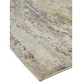 thumbnail image 3 of HomeRoots 512953 12 x 15 ft. Gold Gray & Ivory Abstract Stain Resistant Rectangle Area Rug, 3 of 8