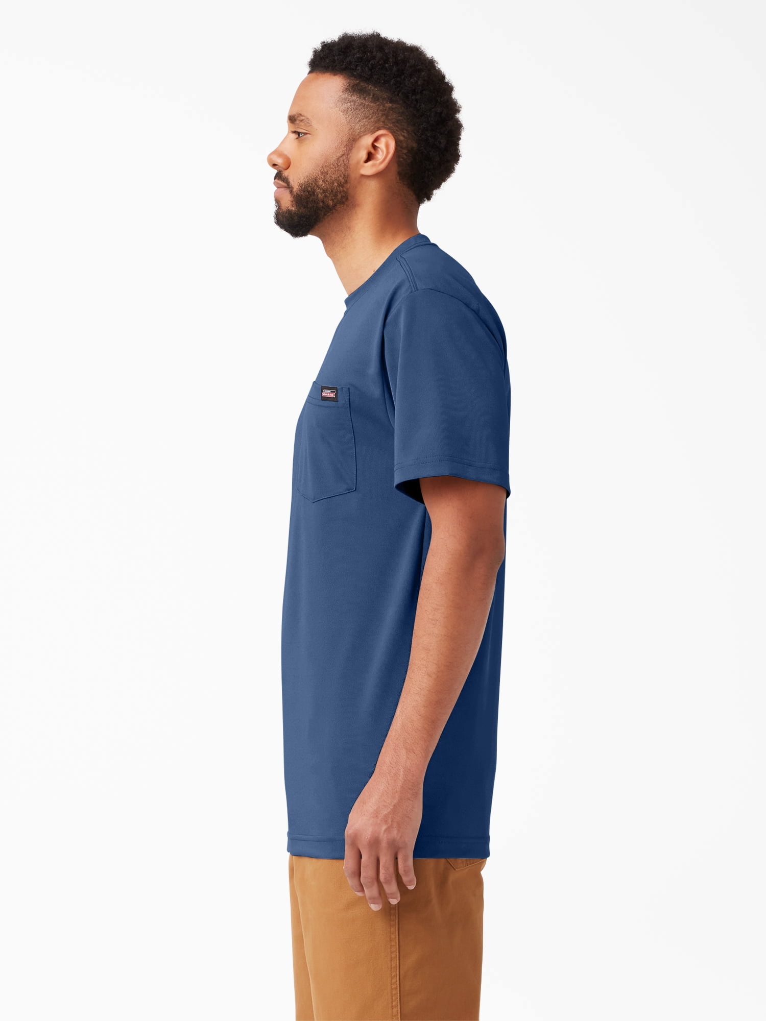 Genuine Dickies Men's Relaxed Fit Performance Polyester Tee Shirt