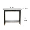 thumbnail image 5 of Duro Sofa Console Table with Open Shelf, Reclaimed Wood, Antique Black, 5 of 5