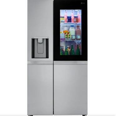 LG 27 Cu. ft. Side by Side Refrigerator w/ InstaView, Stainless Steel (LRSOS2706S)
