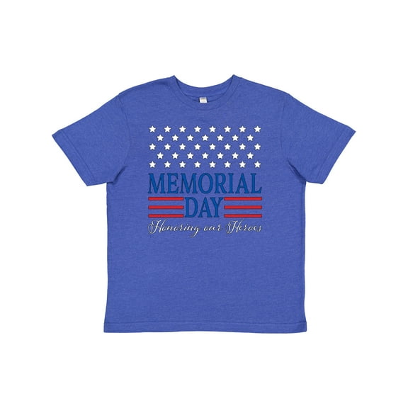 Inktastic Memorial Day- Honoring our Heroes Youth T-Shirt