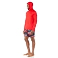 thumbnail image 5 of Men's and Big Men's Reebok Long Sleeve Hooded Rashguard, Sizes S-3XL, 5 of 6