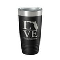 thumbnail image 1 of Tallahassee FL Love Tumbler Travel Mug Insulated Laser Engraved Coffee Cup Florida Gift 20 oz Black, 1 of 5
