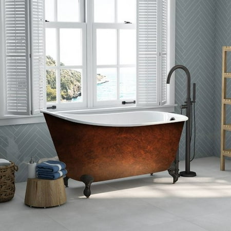clawfoot freestanding soaking
