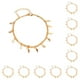 thumbnail image 2 of Tobillera Qarigey Cuentas Redondas Oro Plata, 2 of 4
