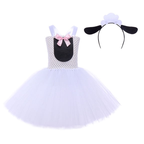 Rhuody Girls' Dresses Sleeveless Kids Dress For And Holidays With Animal Theme Dress Up Outfit Durable Playsuit